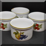 P35. Set of 4 Royal Worcester ramekins. 